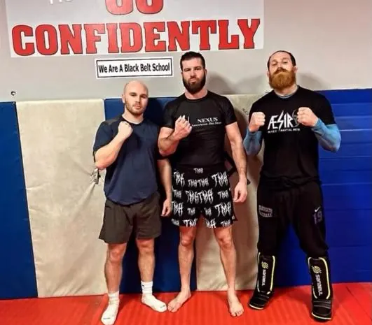 Aesir training session during fight camp